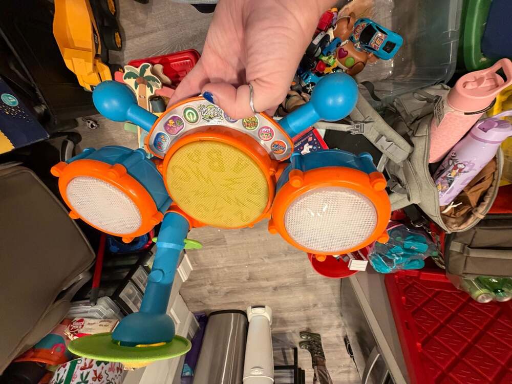 VTech KidiBeats Drum Set Electronic Learning Musical Toy